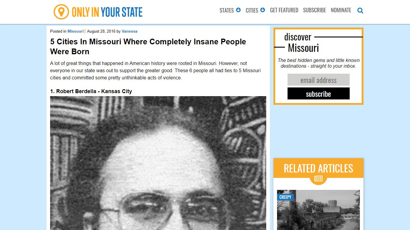 Most Infamous Criminals in Missouri History - OnlyInYourState